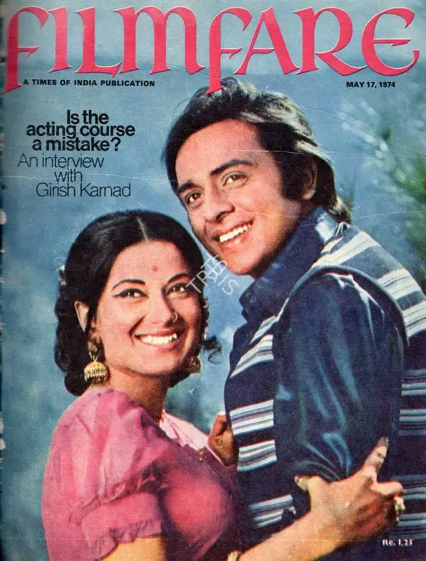 B.K. Karanjia (Editor), Filmfare, 1974, Magazine