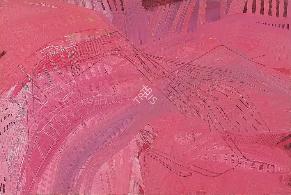 Sheila Makhijani (Artist), All Because Of You, 2007, Painting
