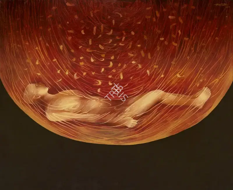 Khosa, K. (Artist). Deep sleep state, 2004 | Painting, AG.Onl/23.07.15, 2015 · Asta Guru