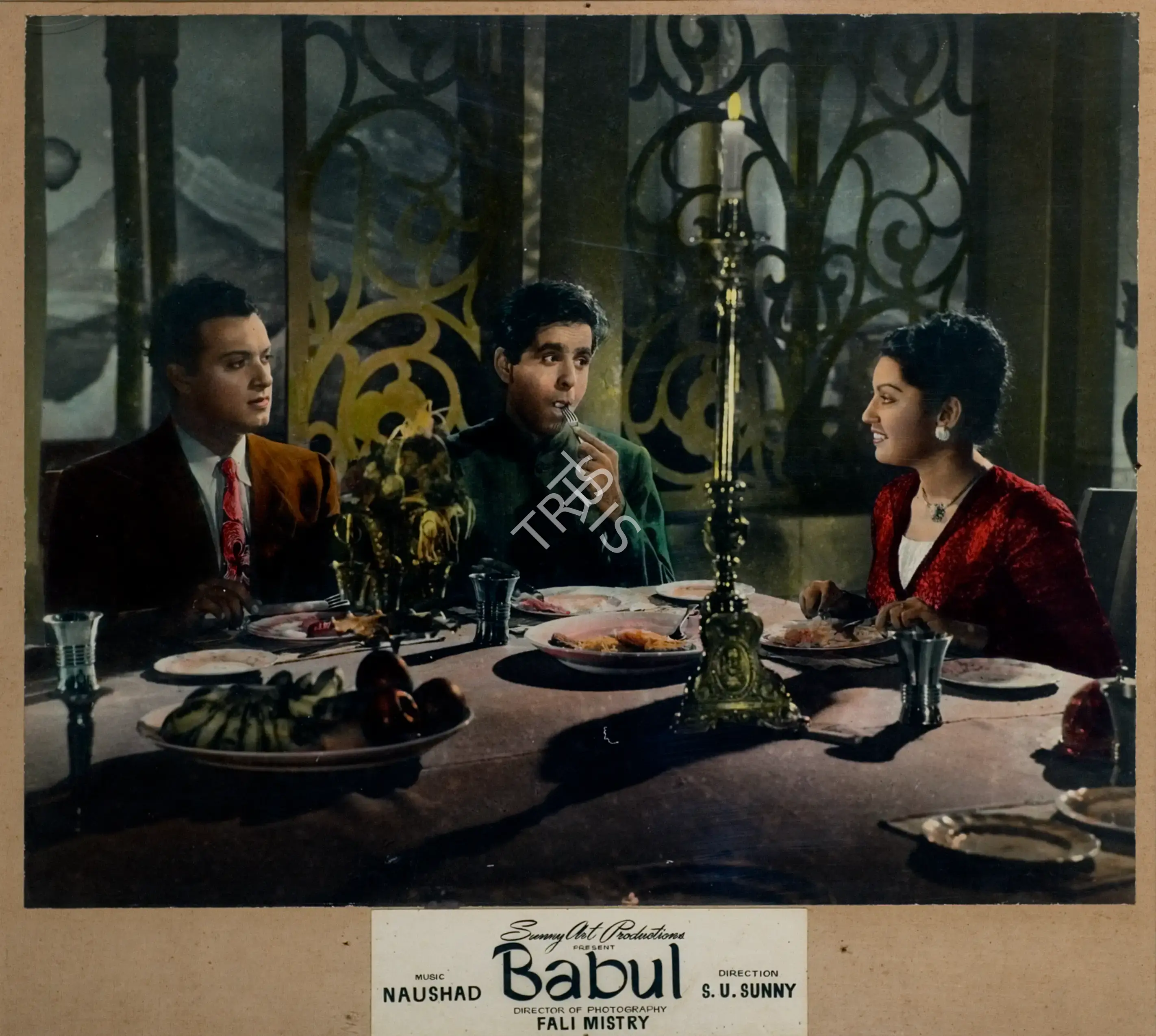 Fali Mistry (Cinematographer), Babul, 1950, Photographic Still Mounted on Lobby Card