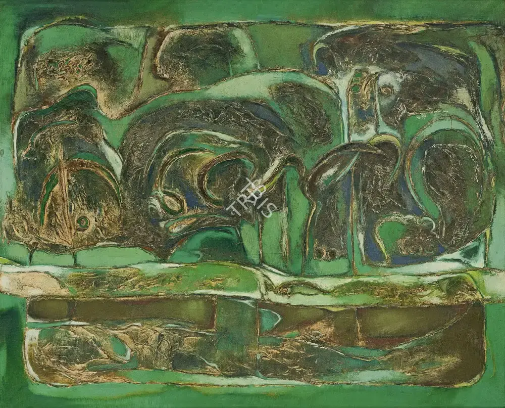 G.R. Santosh (Artist), Untitled, 1960, Painting