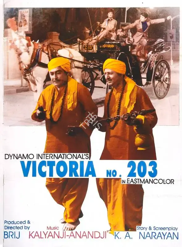 Brij Sadanah (Producer), Victoria No 203, 1972, Full Sheet Poster