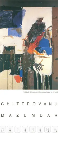 Chittrovanu Mazumdar (Artist), Chittrovanu Mazumdar, 1997, Solo Exhibition Invitation