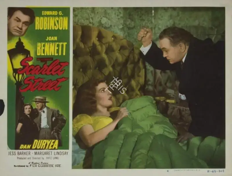 Milton R. Krasner (Cinematographer), Scarlet Street, 1945, Lobby Card