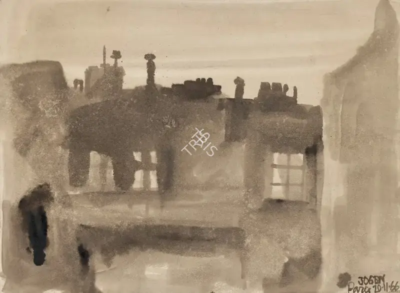 Jogen Chowdhury (Artist), Untitled, 1966, Painting