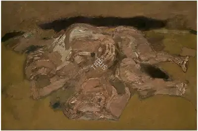 Tyeb Mehta (Artist), Situation, 1963, Painting