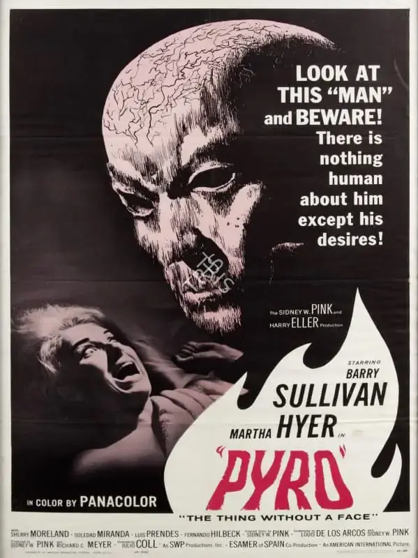 Widney W. Pink (Producer), Pyro... The Thing Without a Face, 1964, Poster