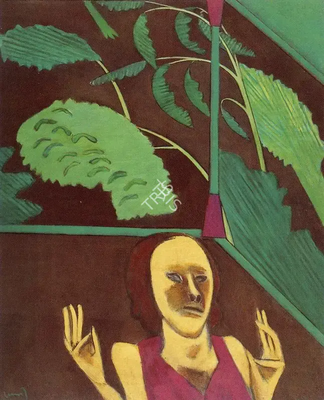 Subramanyan, K.G. (Artist). Poorvapalli. Oil on Board, 1984 | K.G. Subramanyan, 2003 | Painting | FineArts | 00566166