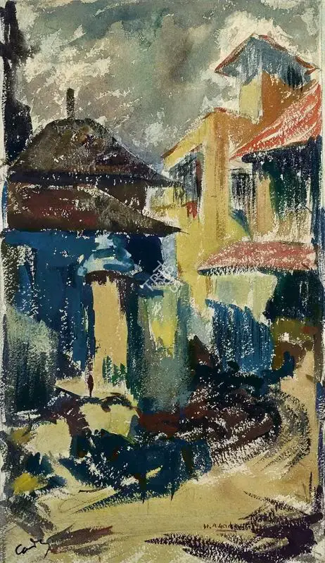 H.A. Gade (Artist), Untitled, 1960, Painting