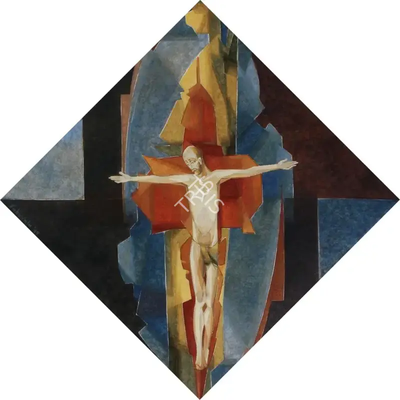 Jehangir Sabavala (Artist), Crucifixion, 1999, Painting