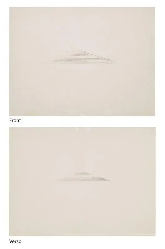 Nasreen Mohamedi (Artist), Untitled (Double Sided), 1980, Drawing