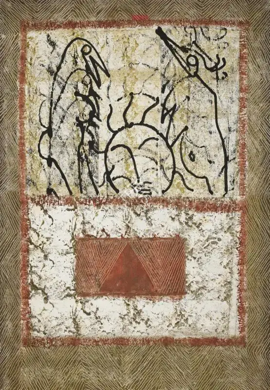 Swaminathan, J. (Artist). Untitled, 1993 | Painting, Sa.Onl/15.12.22, 2022 · Saffronart
