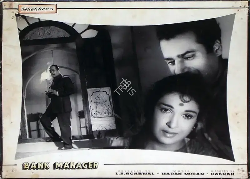 L.S. Agarwal (Producer), Bank Manager, 1959, Lobby Card