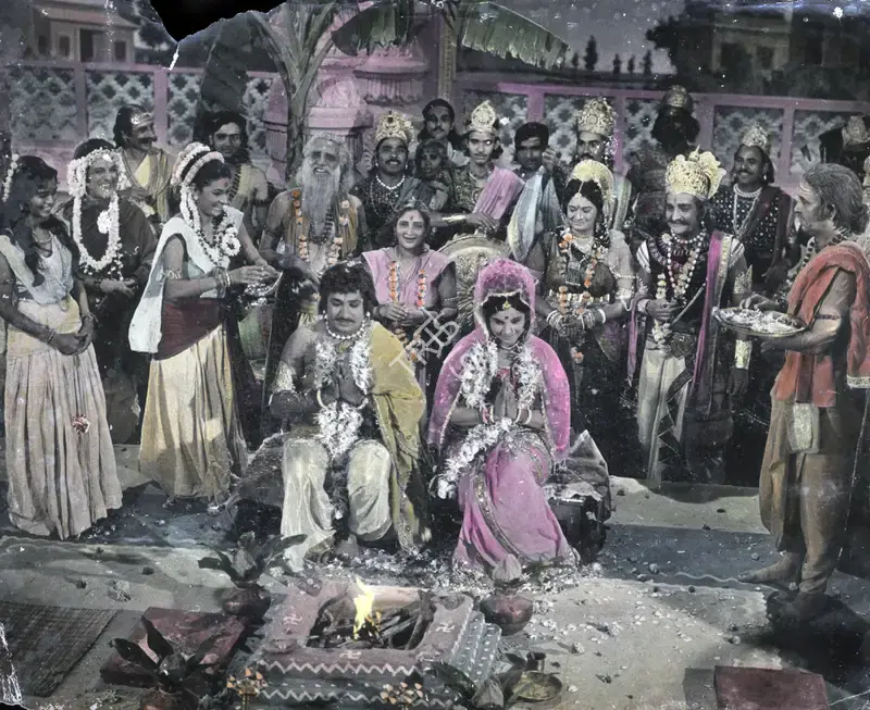 Anant Wadadeker (Cinematographer), Mahasati Savitri, 1973, Photographic Still