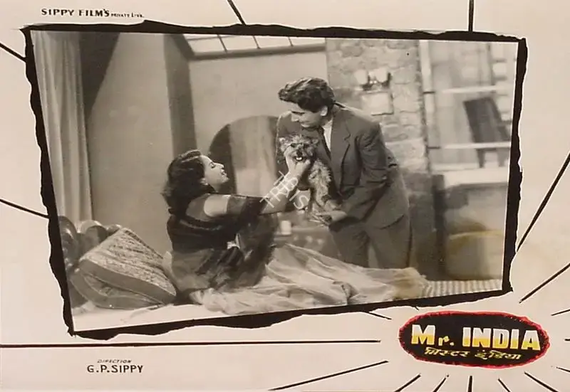 Roque M. Layton (Cinematographer), Mr India, 1961, Lobby Card