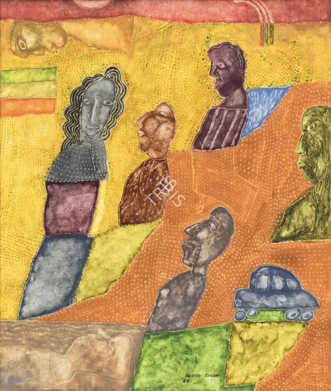 Arpita Singh (Artist), Untitled, 1984, Painting