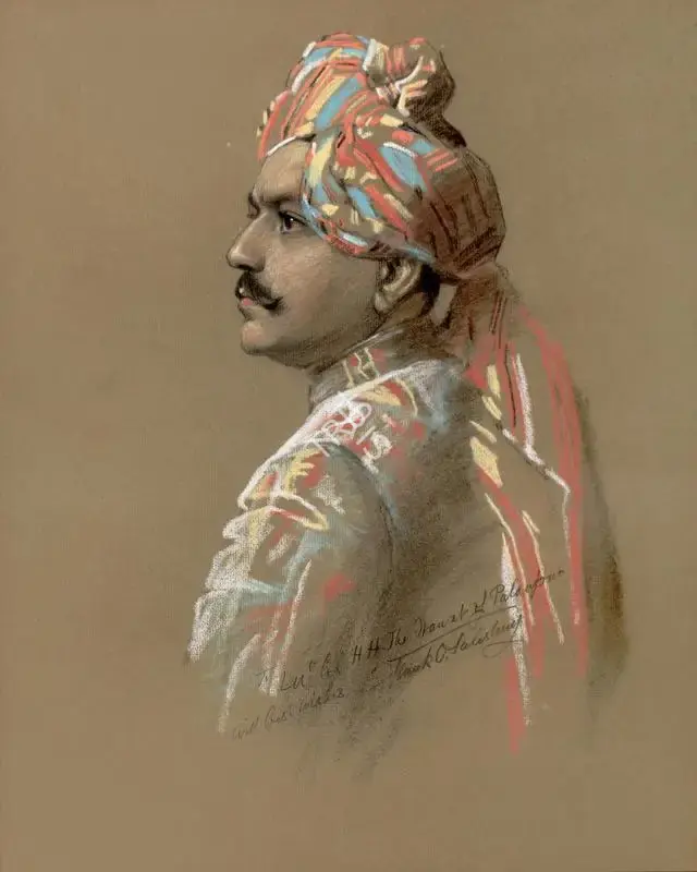 Frank O. Salisbury (Artist), Study for the Royal Coronation State Banquet, 1937, Drawing