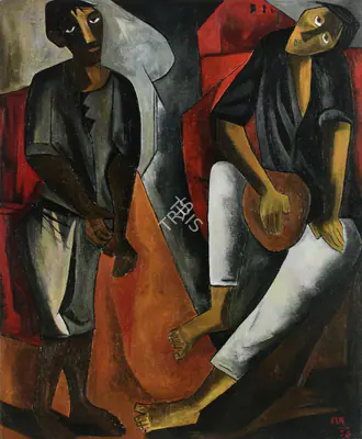 Ramkumar (Artist). Untitled, 1956 | Painting, So.NeY/19.09.06, 2006 · Sotheby's