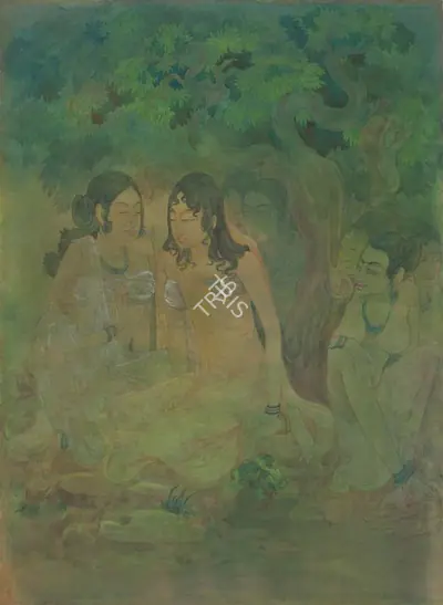 Ramgopal Vijaiwargiya (Artist), Untitled, Painting