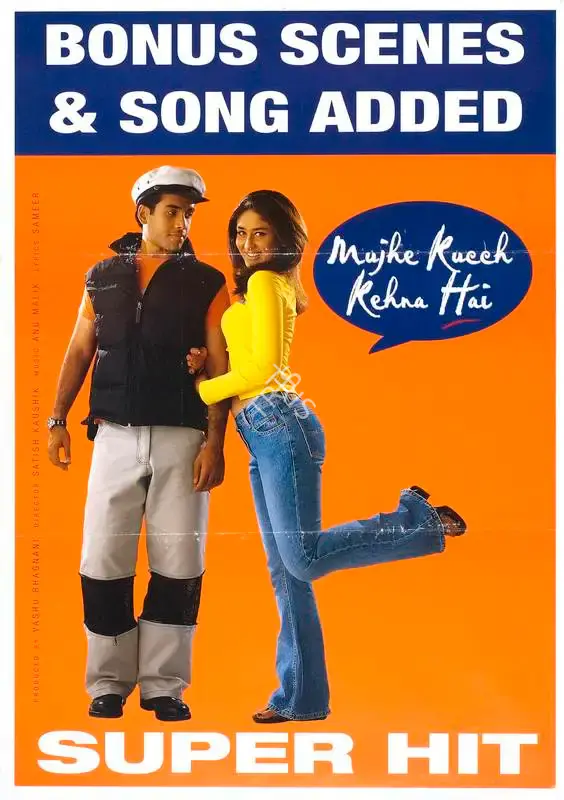 Vashu Bhagnani (Producer), Mujhe Kuch Kehna Hai, 2001, Full Sheet Poster