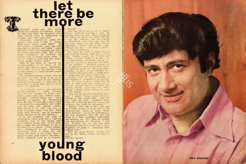 Vijaya Irani (Interviewer), Let There Be More, 1973, Conversation