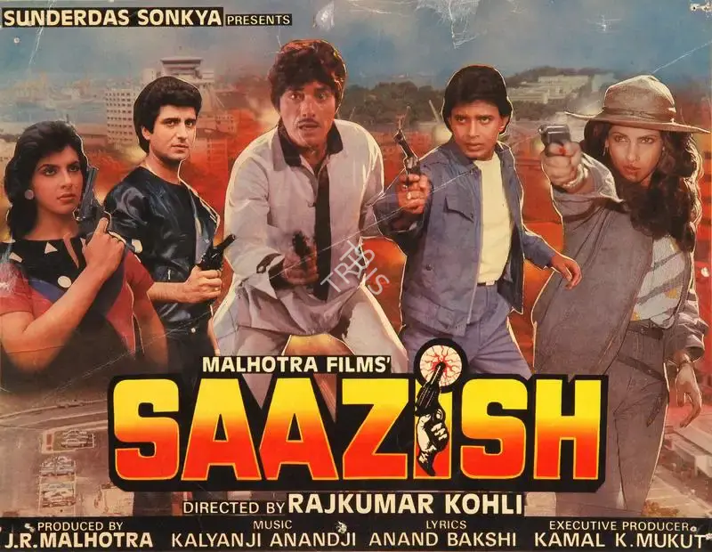 J.R. Malhotra (Producer), Saazish, 1988, Song-Synopsis Booklet