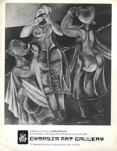 Paritosh Sen (Artist), Paritosh Sen, 1990, Solo Exhibition Catalogue