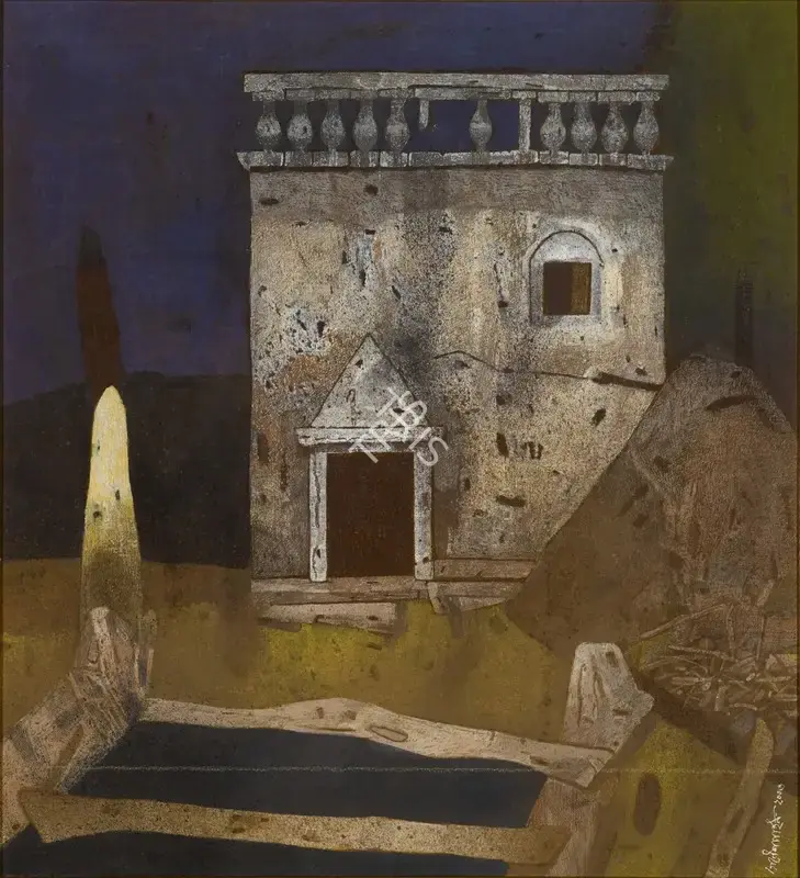 Pyne, Ganesh (Artist). The House, 2003 | Painting, So.Lon/26.10.21, 2021 · Sotheby's