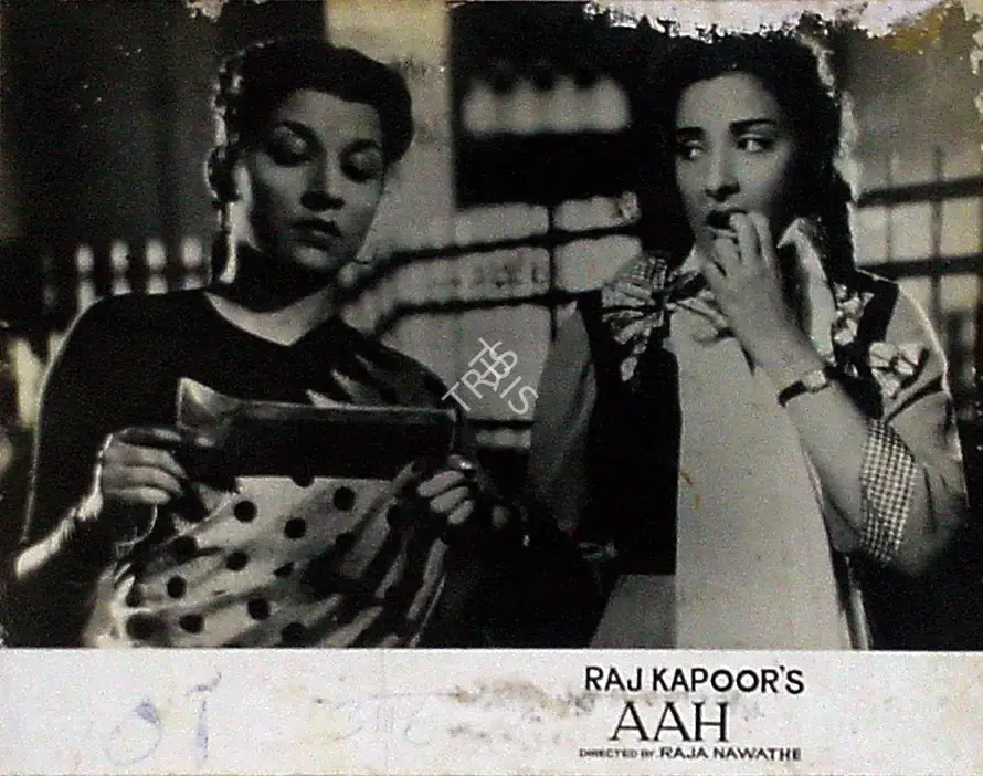 Jaywant Pathare (Cinematographer), Aah, 1953, Lobby Card