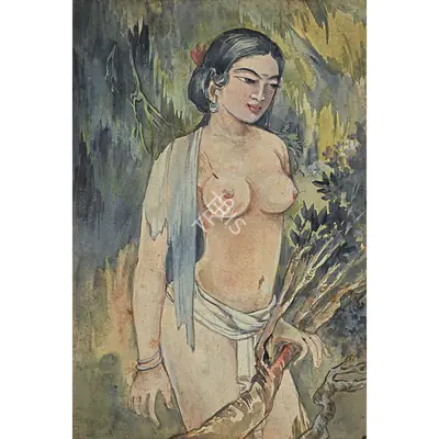 Ramgopal Vijaiwargiya (Artist), Vanvasi, Painting