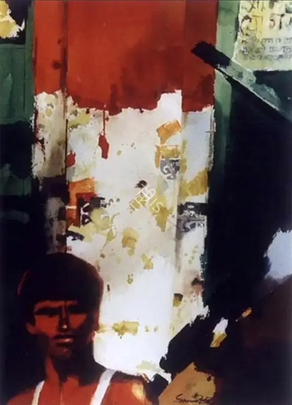 Samir Mondal (Artist), Untitled, 1998, Painting