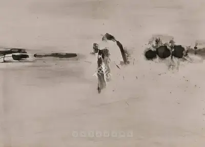 V.S. Gaitonde (Artist), Untitled, 1962, Drawing