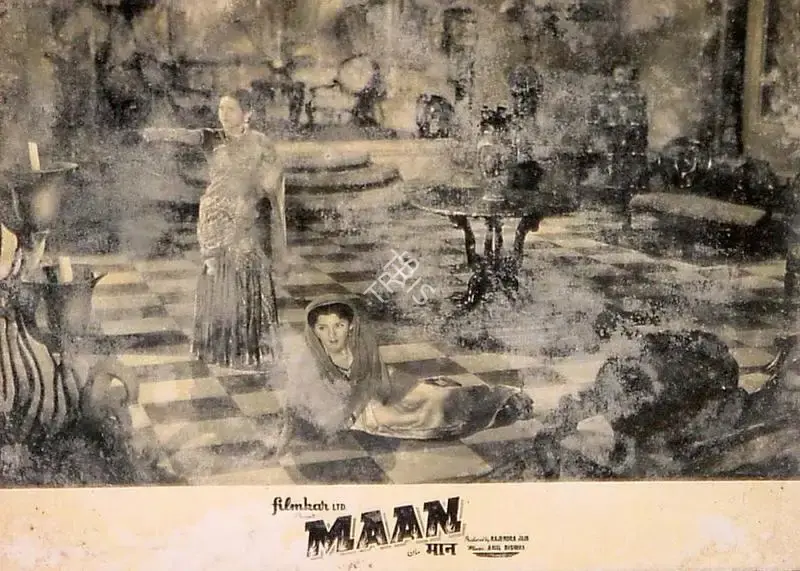 Keki Mistry (Cinematographer), Maan, 1954, Lobby Card