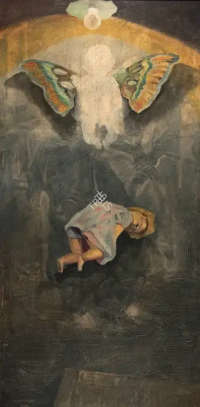 Bhattacharjee, Bikash (Artist). Doll, 1971 | Painting, AG.Onl/12.12.23, 2023 · Asta Guru