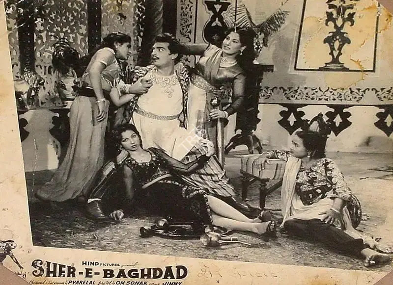 Pyarelal (Producer), Sher E Baghdad, 1957, Lobby Card