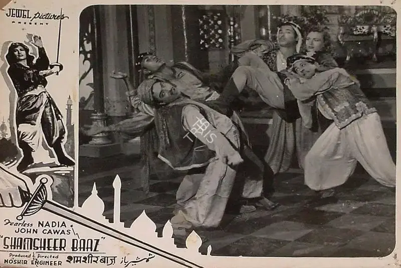 Noshir Engineer (Producer), Shamsheer Baaz, 1953, Lobby Card