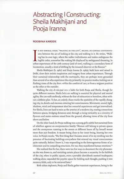 Roobina Karode (Essayist), Abstracting Constructing, 2016, Essay