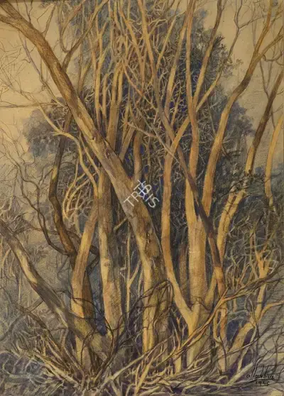 Ustad Allah Bukhsh (Artist), Untitled, 1945, Painting