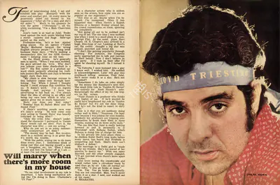 N. Bharathi (Interviewer), Will marry when there's more room in my house, 1973, Conversation