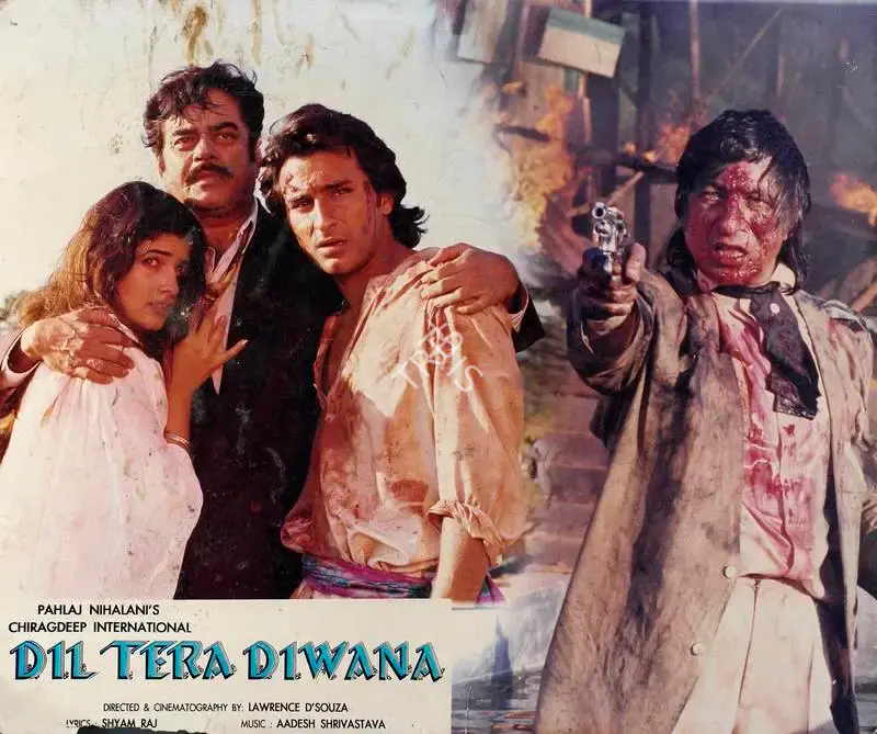 Pahlaj Nihalani (Producer), Dil Tera Diwana, 1996, Lobby Card