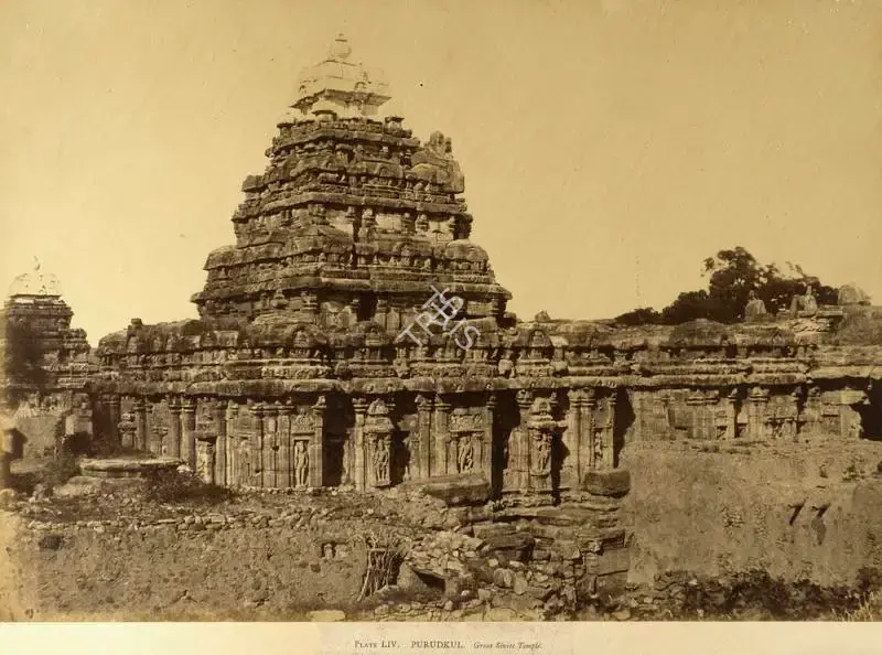 Colonel Thomas Biggs (Photographer), Purudkul. Great Sivite Temple, Antiquarian Photograph