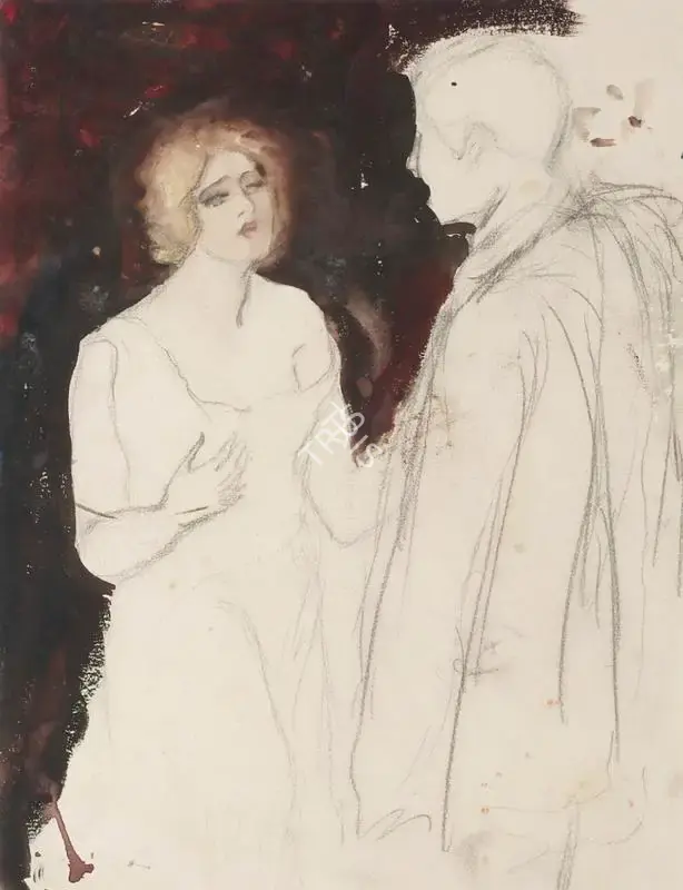 Amrita Sher-Gil (Artist), Henriette of the Court, 1926, Painting