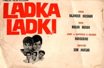 Som Haksar (Director), Ladka Ladki, 1966, Song-Synopsis Booklet