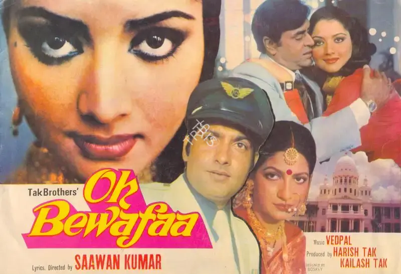 Harish Tak (Producer), Oh Bewafaa, 1980, Song-Synopsis Booklet