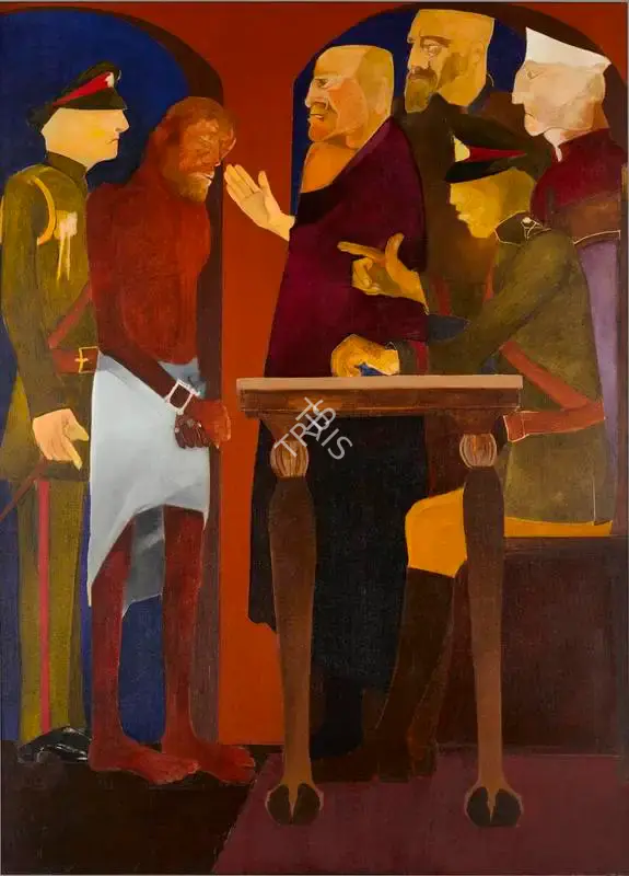 Krishen Khanna (Artist), Thou Sayest So, 1980, Painting