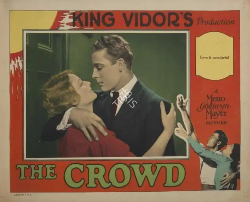 King Vidor (Director), The Crowd, 1928, Lobby card