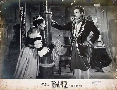 V.K. Murthy (Cinematographer), Baaz, 1953, Lobby Card