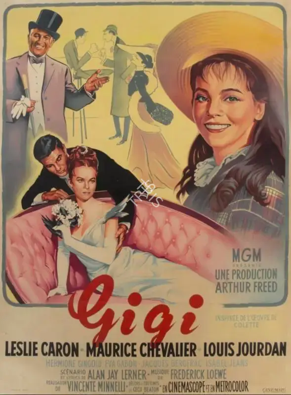 Arthur Freed (Producer), Gigi, 1958, Poster