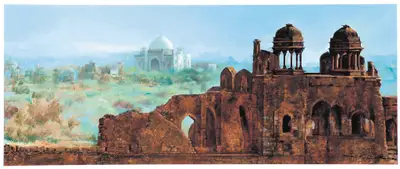 Ramkumar Sharma (Artist), Humayun's Tomb, Painting