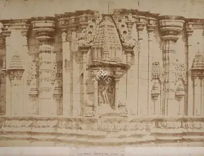 William Henry Pigou (Photographer), Kirwuttee, a Temple, 1857, Antiquarian Photograph